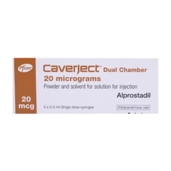 Caverject Dual Chamber 20mcg Injection