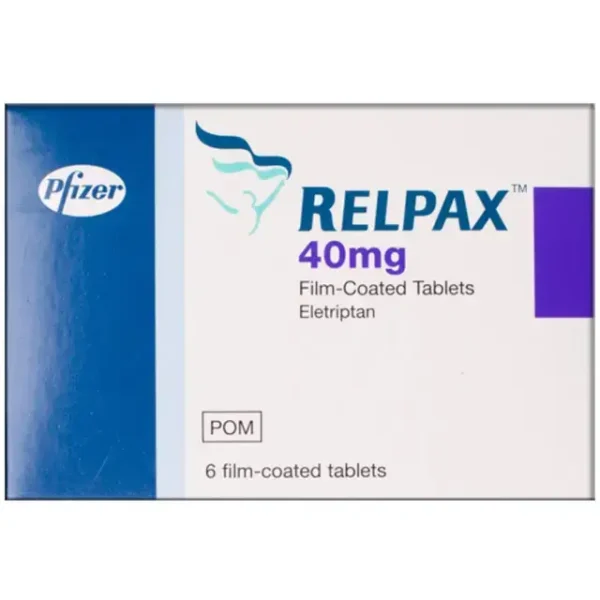 Eletriptan (Relpax) 40mg Tablets